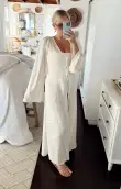 Jet Setter Robe ~ Cream Groovy Knit(XS)