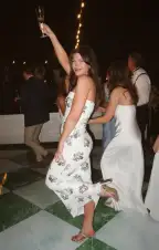 Taylor Tube Dress ~ Daisy Sequins White(XXS)