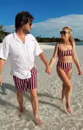 Man Mu Trunks ~ Americana Stripe(S)