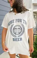 Thomas Tee ~ Here For Beer Graphic(XS)