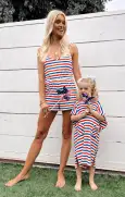 Rory Romper ~ Americana Terry(XS)