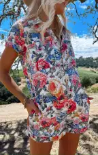 Range Romper ~ Dusty Meadows Denim(XS)