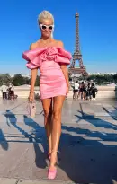 Major Drama Dress ~ Pink Taffeta(XS)