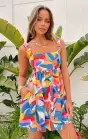 Fling Mini Dress ~ Rainbow Pop(XS)
