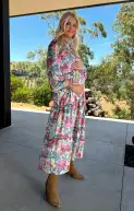 Loretta Maxi Dress ~ Dusty Meadows(XS)