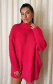 Timmy Tunic Sweater ~ Pink Rose Knit(XS)