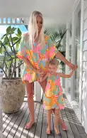 Parker Button Down ~ Tropical Fruit(XS)