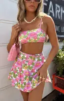 Destin Top ~ Fresh Floral Terry(XS)