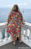 Viola Mini Dress ~ Bright Floral Soiree(XS)