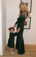Martina Wrap Jumpsuit ~ Emerald Sequins(XXS)