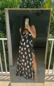 Milos Maxi Dress ~ Black Shell Luxe Satin(XS)