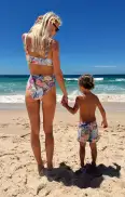 Little Beach Bum Trunks ~ Flower Shop(1T)