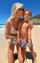 Little Beach Bum Trunks ~ Flower Shop(1T)