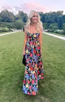 Juliet Maxi Dress ~ Charm Peony Black Taffeta(XS)