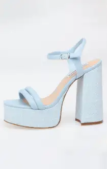Steve Madden Tiera Platform Heel ~ Blue(6)