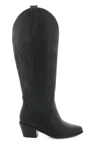 Billini Urson Extra Wide Calf Cowboy Boot ~ Black(6)
