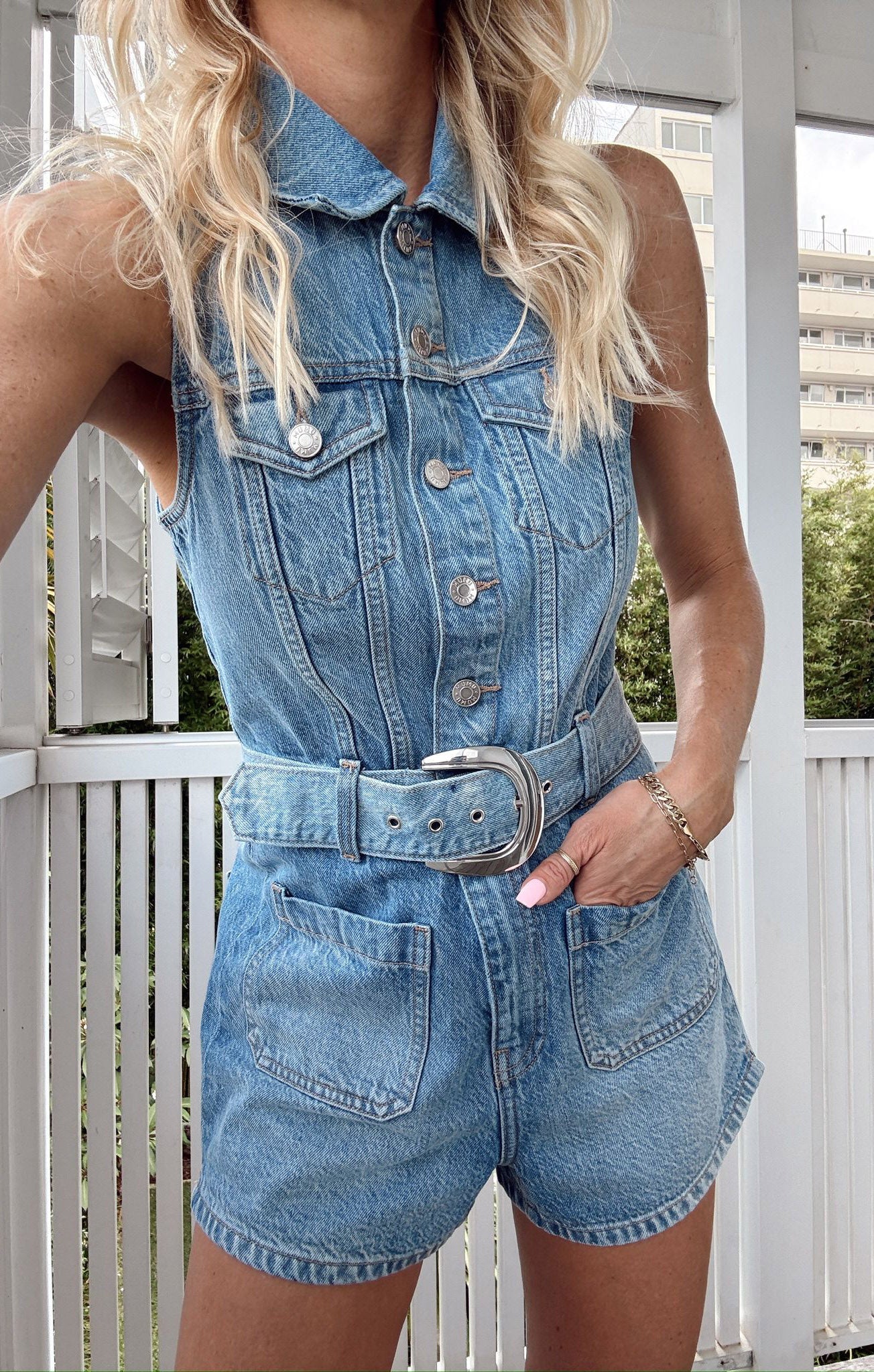 Rancho Mirage Romper ~ Hailstorm