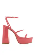 Billini Vincija Platform Heel ~ Coral Patent(6)