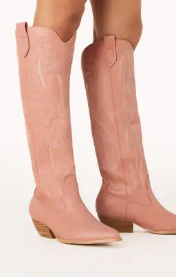 Billini Wilden Cowboy Boot ~ Burnished Rose(6)