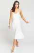 Verona Cowl Dress ~ Ivory Luxe Satin(XXS)