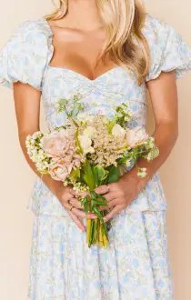 Va Va Midi Dress ~ Charming Rose(XXS)