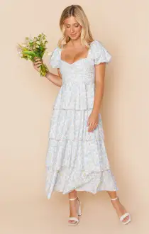 Va Va Midi Dress ~ Charming Rose(XXS)