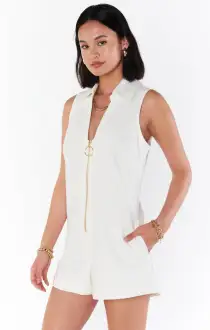 Reno Romper ~ Seasalt(XS)