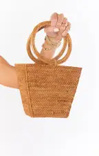Poppy + Sage Penelope Bag ~ Rattan