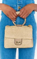 Cosmo Straw Bag ~ Beige(OS)