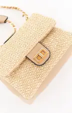 Cosmo Straw Bag ~ Beige(OS)