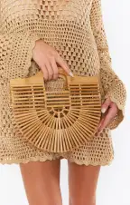 Half-Moon Clutch ~ Bamboo