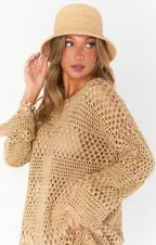 Lack of Color The Inca Bucket Hat ~ Natural(S)