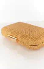 Norah Woven Clutch ~ Natural(OS)