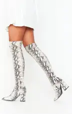 Steve Madden Jacoby Tall Boot ~ Faux Snake(6)