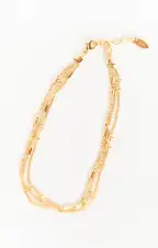 Jonesy Wood Sybil Anklet ~ 18K Gold Plated(OS)