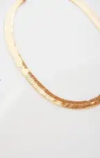 Thick Snake Chain Necklace ~ Gold(OS)