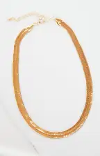 Thick Snake Chain Necklace ~ Gold(OS)