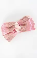 Imogen Headband ~ Pink Groovy Knit(OS)