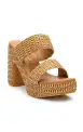 Matisse Gem Platform Heel ~ Cognac(6)