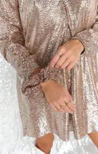 Super Scrunchie ~ Silver Confetti(OS)