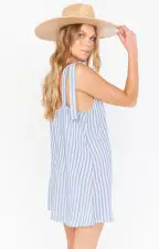 Throw and Go Tie Mini ~ She Sails Stripe(XS)