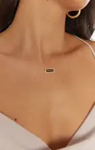 Rhinestone Ride or Die Necklace ~ 14K Gold Plated(OS)