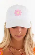 Daisy Cap ~ Pink Daisy(OS)