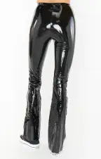 Commando Faux Patent Leather Flare Legging ~ Black(S)