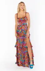 Lady Corset Dress ~ Garden Glow Luxe(XS)