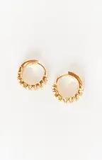 Luv AJ Sofia Huggie Earrings ~ Gold(OS)