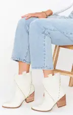 Matisse Ace Western Boot ~ Bone(6)