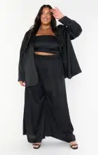 Irwin Pants ~ Black Luxe Satin(XXS)