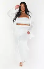 Irwin Pants ~ Ivory Luxe Satin(XXS)