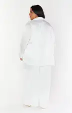 Irwin Pants ~ Ivory Luxe Satin(XXS)